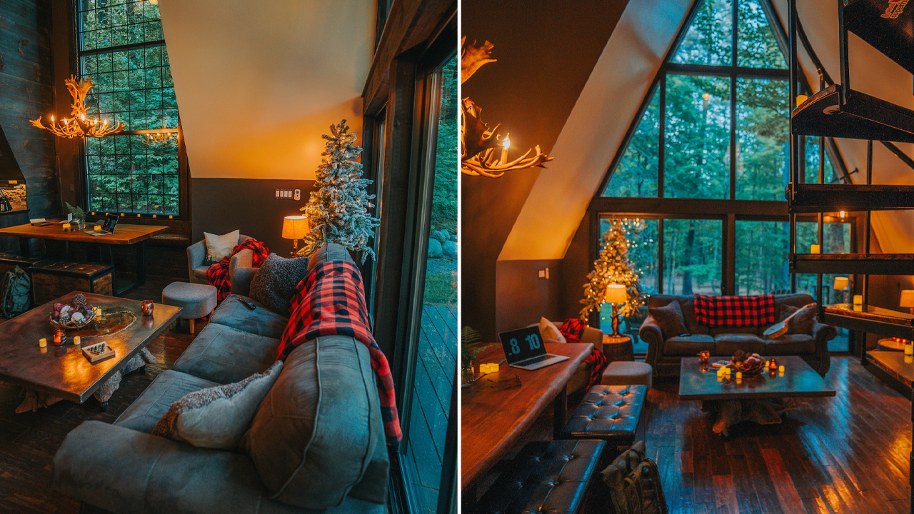 A-Frame Cabin_inteiror_1