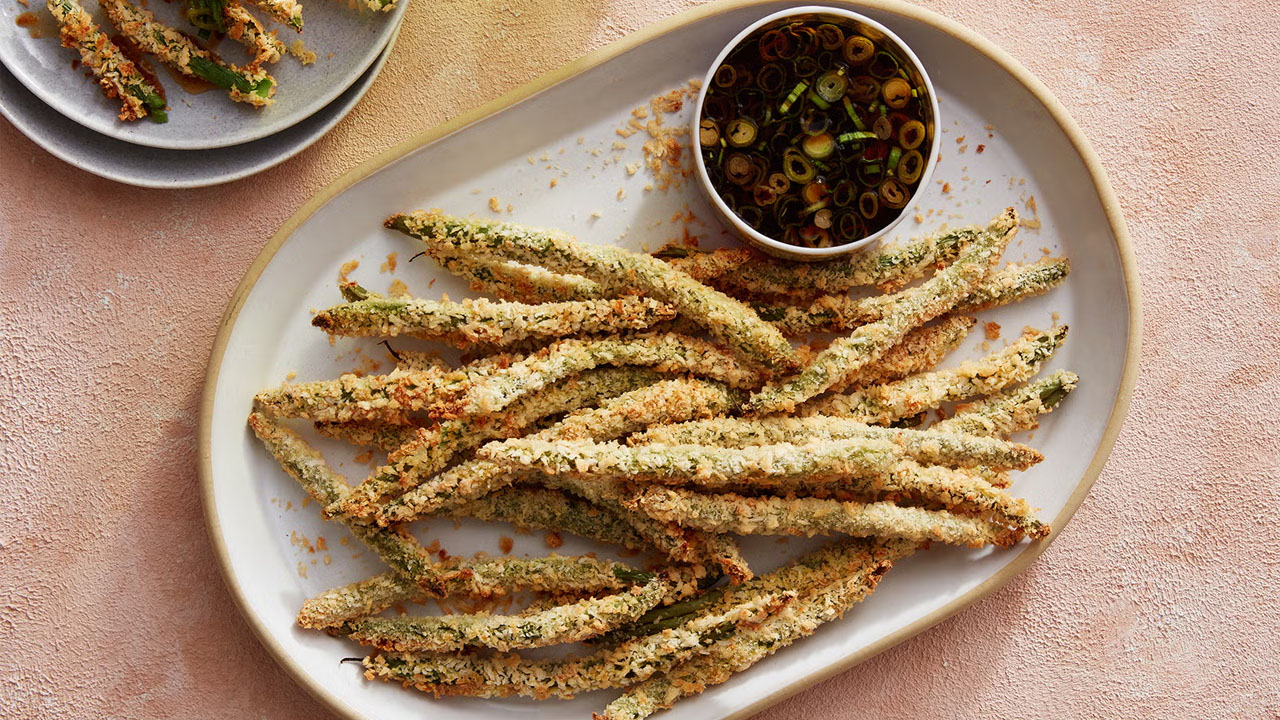 Air Fryer Tempura-Inspired Green Beans