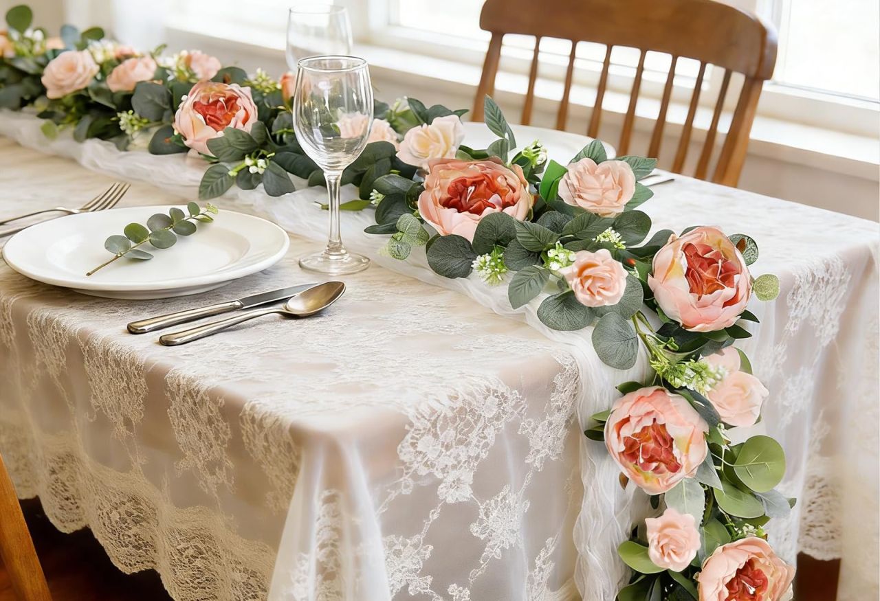 Artificial Eucalyptus Floral Garland