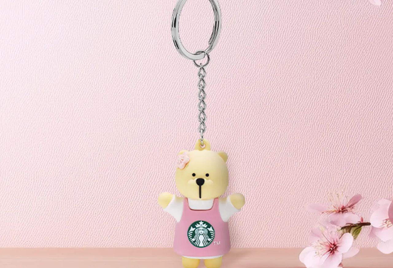 Bearista Sakura Keychain