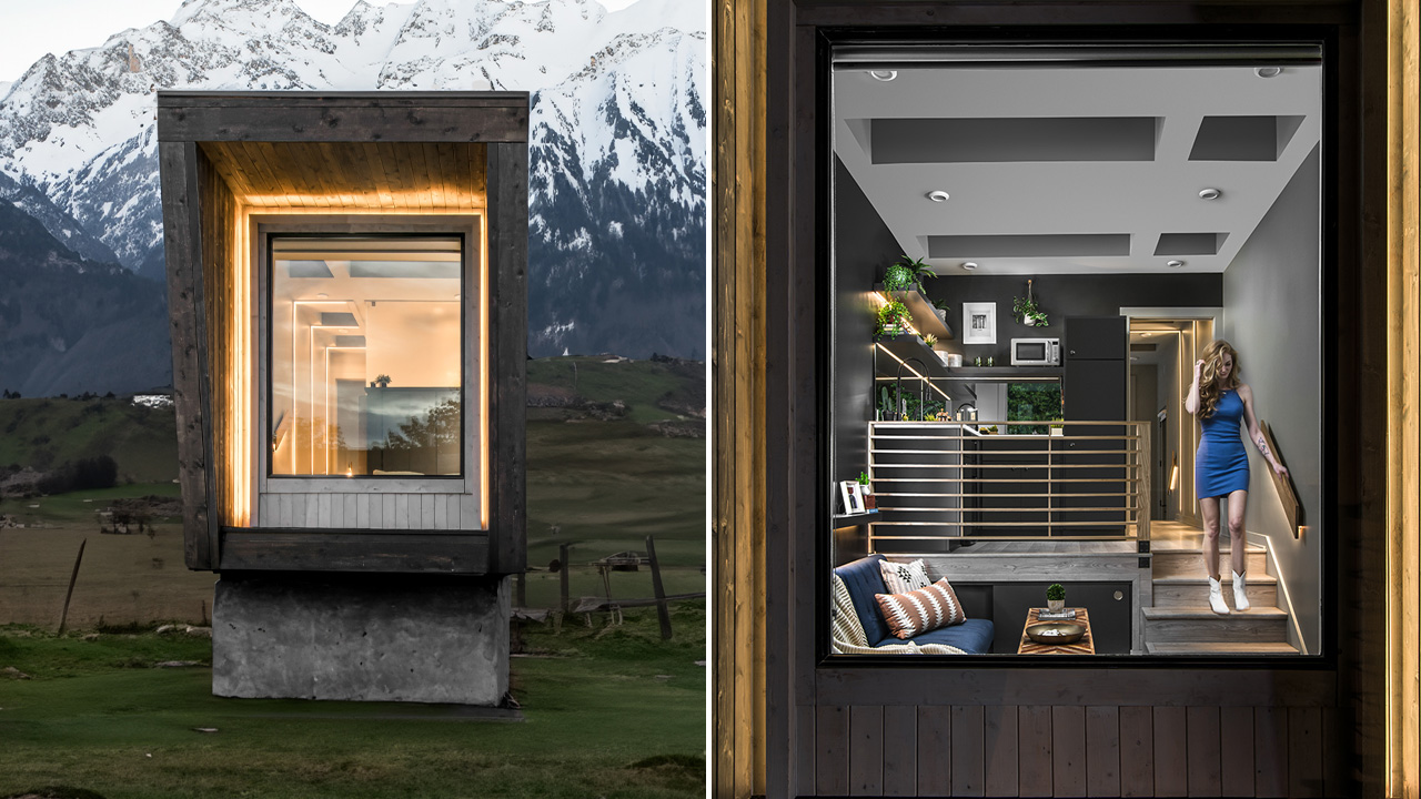 Bella Tiny House - giant glazing