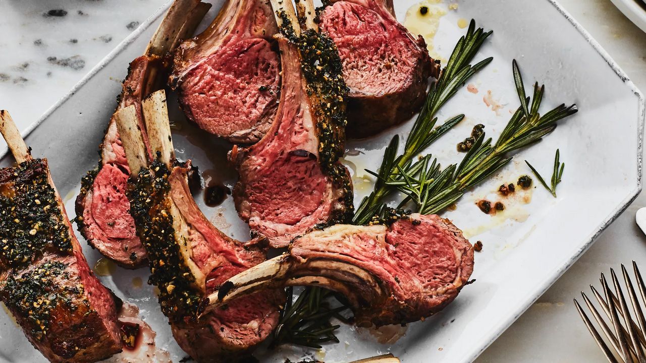 Best Easter lamb recipes - Herb-Crusted Rack of Lamb