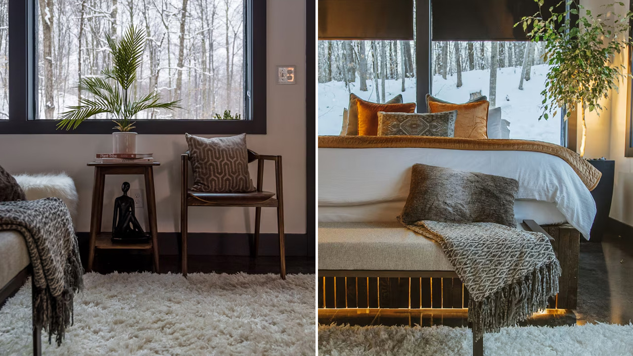 Birch Falls Spa Cabin_Bedroom