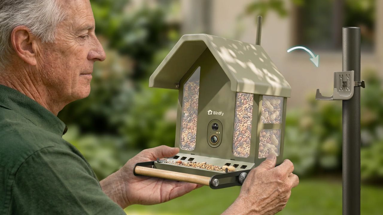 Birdfy Metal 2 4K all-metal bird feeder
