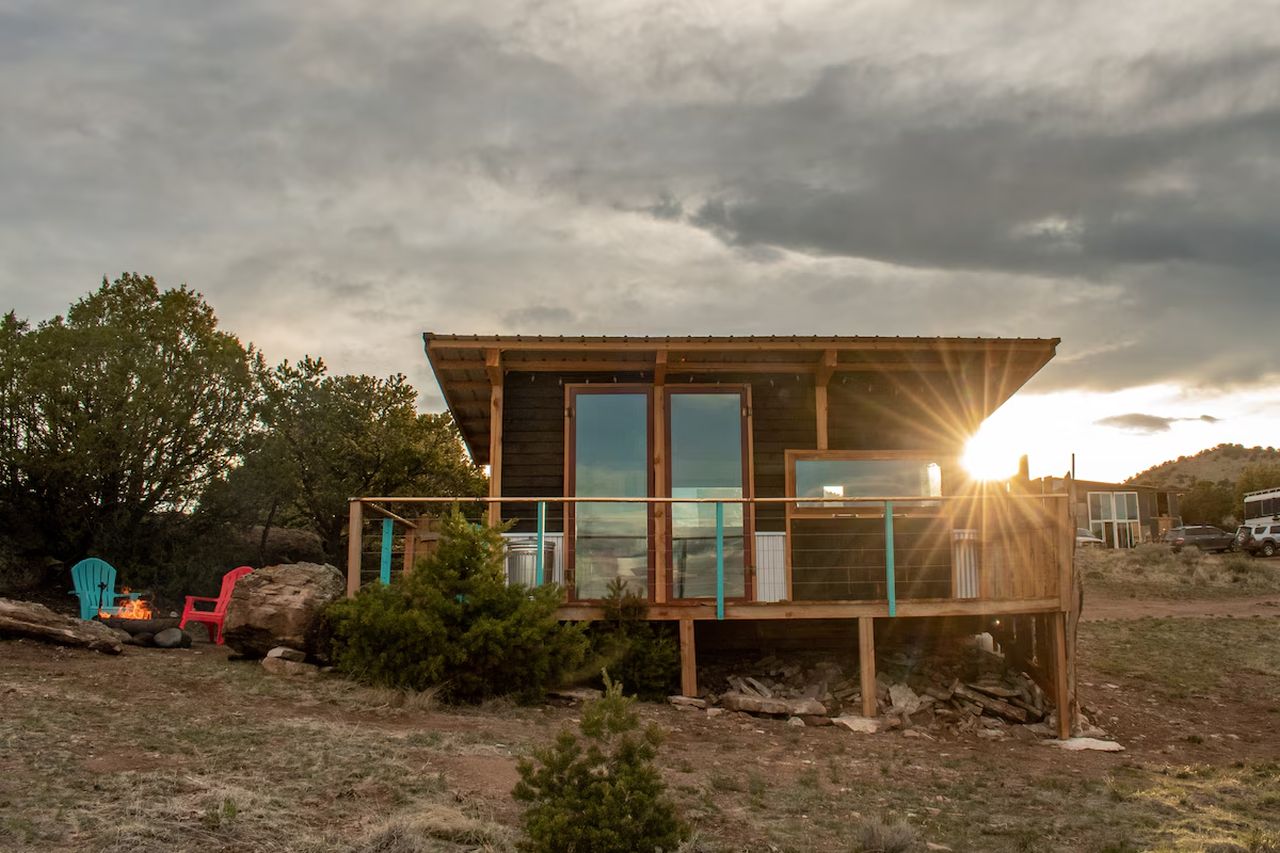Cabin in Del Norte, Colorado, the outdoor view