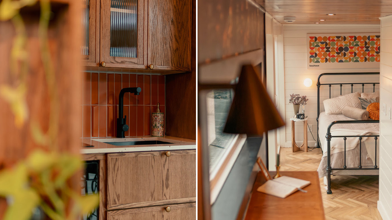 Casa Francesca A-Frame Tiny House on Wheels - interior