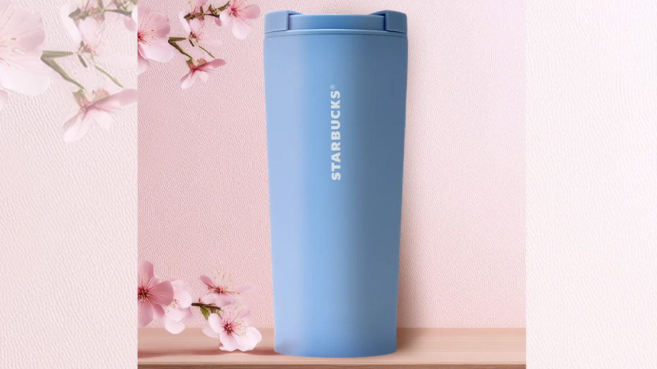 Cornflower Blue Twist lid Tumbler 17oz