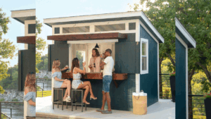 Costco Yardline Solara is a Pop-Up Bar Shed Your Summer Backyard Just Won’t do Without Costco Yardline Solara Pop-Up Bar Shed - outdoor-friendly structure