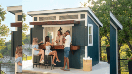 Costco Yardline Solara is a Pop-Up Bar Shed Your Summer Backyard Just Won’t do Without Costco Yardline Solara Pop-Up Bar Shed - outdoor-friendly structure