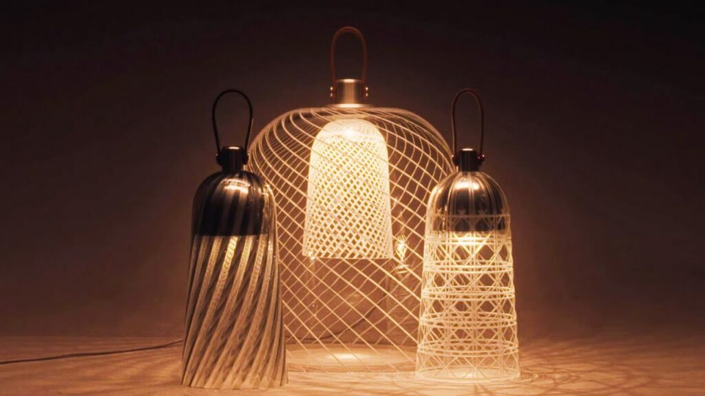 Dior Corolle Lamps at Salone del Mobile