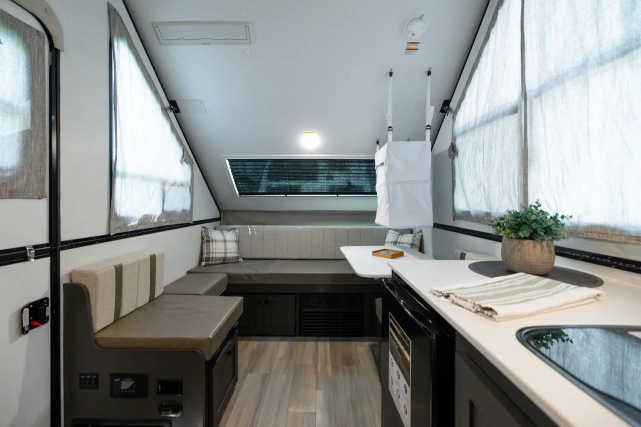 Forest River’s Rockwood A123RG Hardside Pop-Up Camper Features A-Frame Shape