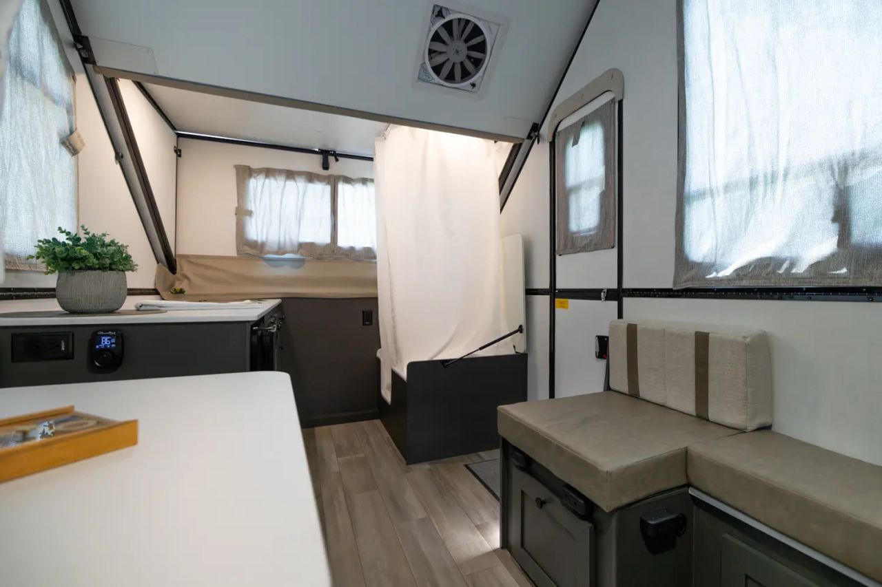 Forest River’s Rockwood A123RG Hardside Pop-Up Camper Features A-Frame Shape