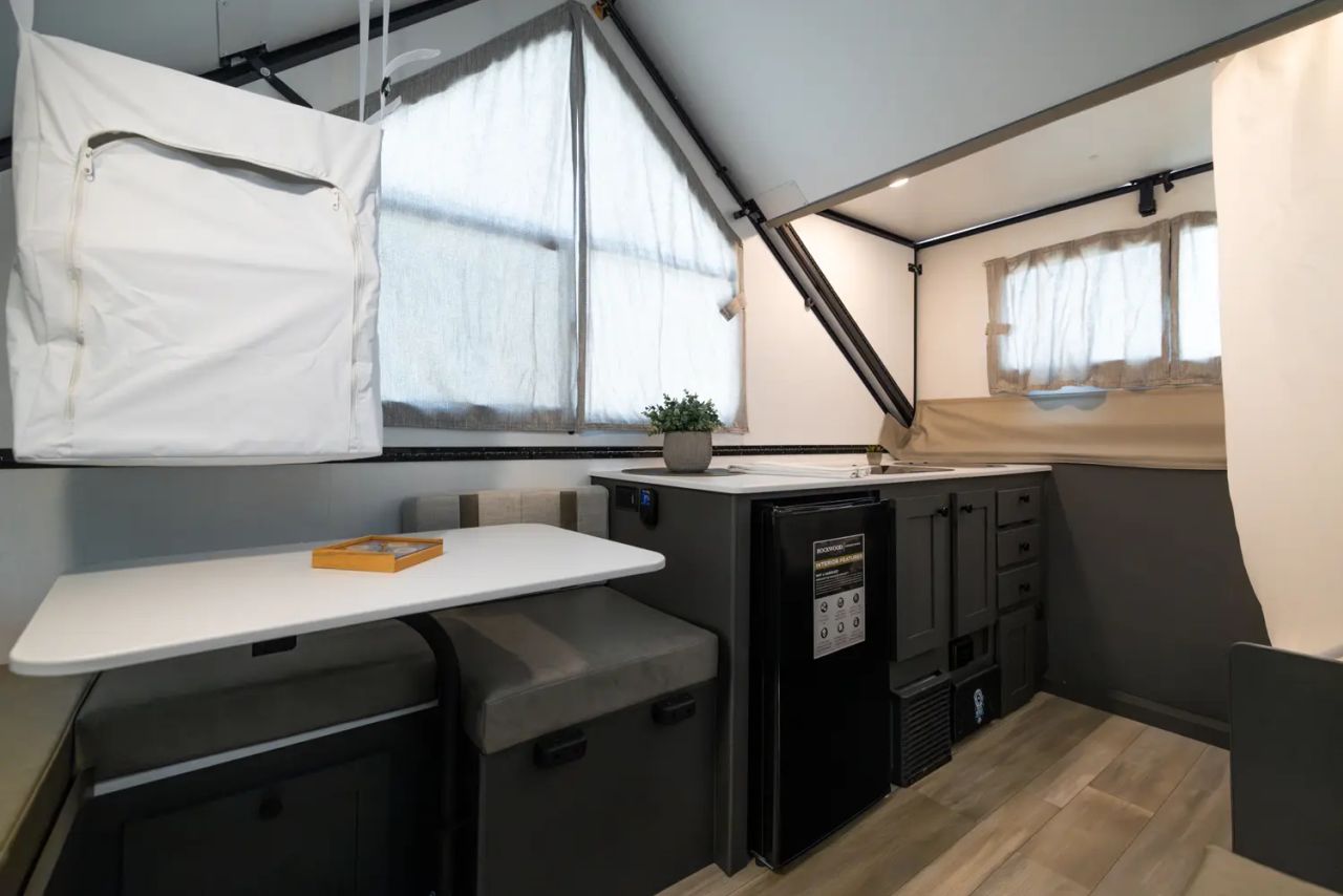 Forest River’s Rockwood A123RG Hardside Pop-Up Camper Features A-Frame Shape