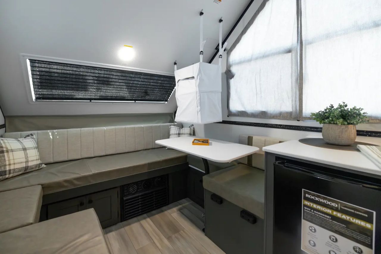 Forest River’s Rockwood A123RG Hardside Pop-Up Camper Features A-Frame Shape