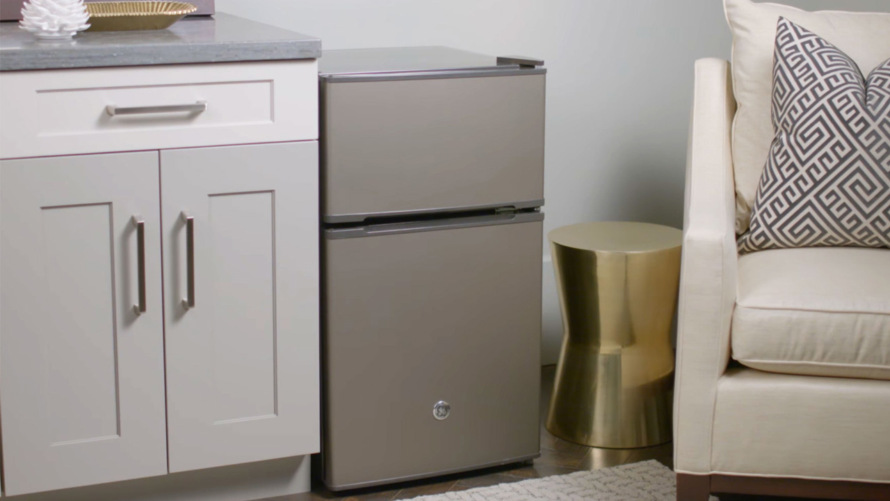 GE Double Door Mini Fridge