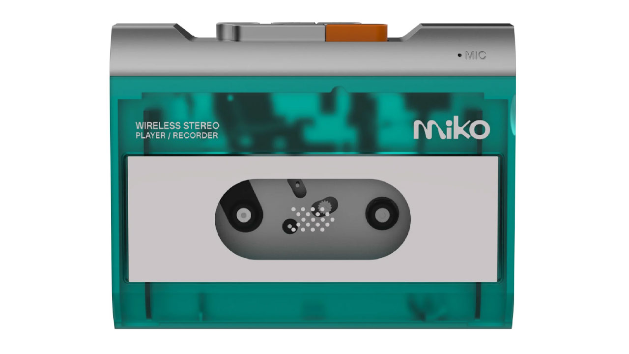 Gadhouse Miko Portable Cassette Player With Bluetooth Connectivity