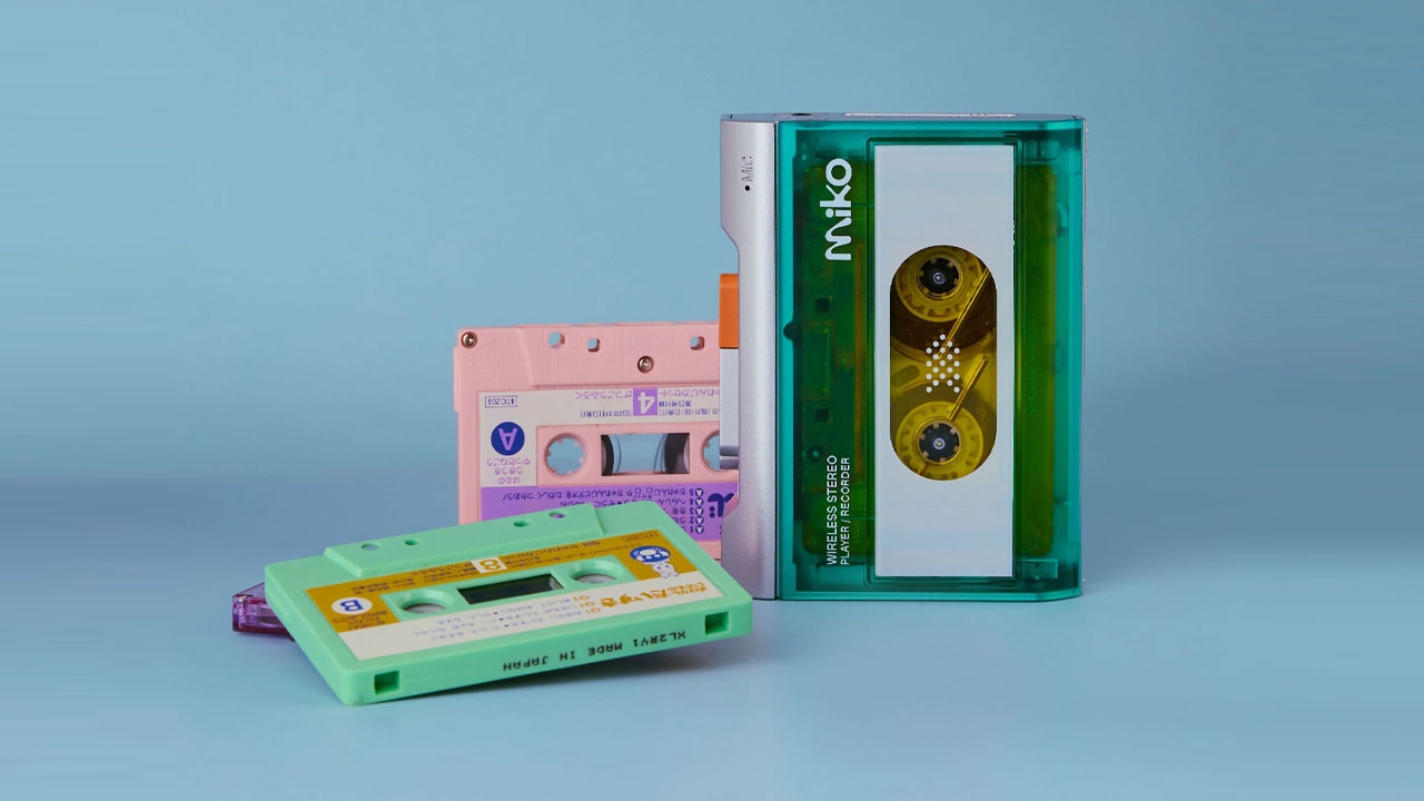 Gadhouse Miko Portable Cassette Player With Bluetooth Connectivity