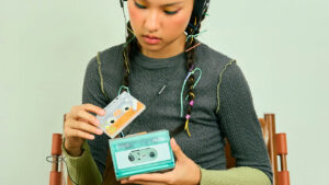 Gadhouse Miko Portable Cassette Player With Bluetooth Connectivity