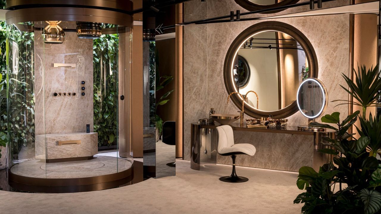 Gessi Rituale del Vapore Overhead Steam Shower at Milan Design Week 2026