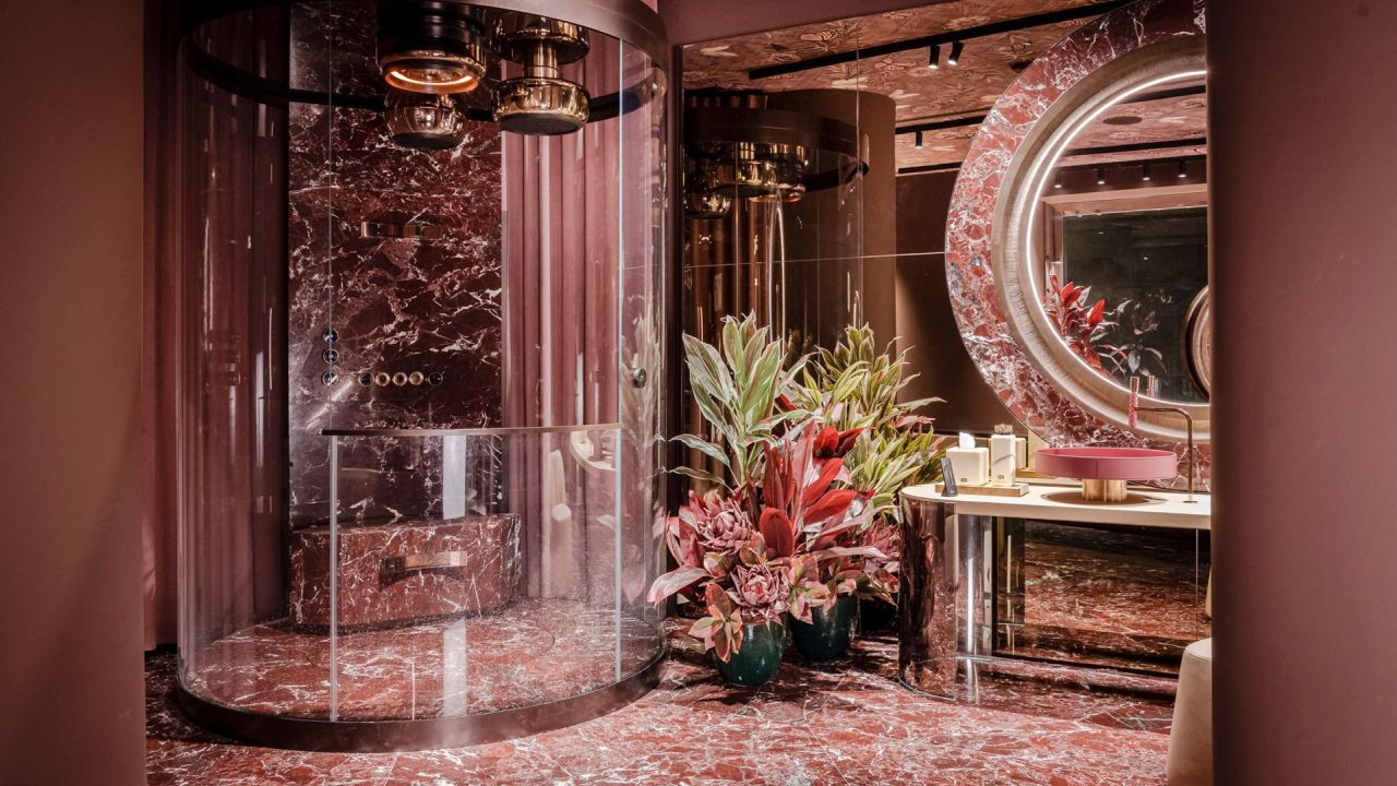 Gessi Rituale del Vapore Overhead Steam Shower at Milan Design Week 2026