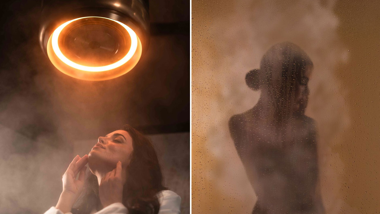 Gessi Rituale del Vapore Overhead Steam Shower at Milan Design Week 2026