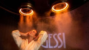 Gessi Rituale del Vapore Overhead Steam Shower at Milan Design Week 2026