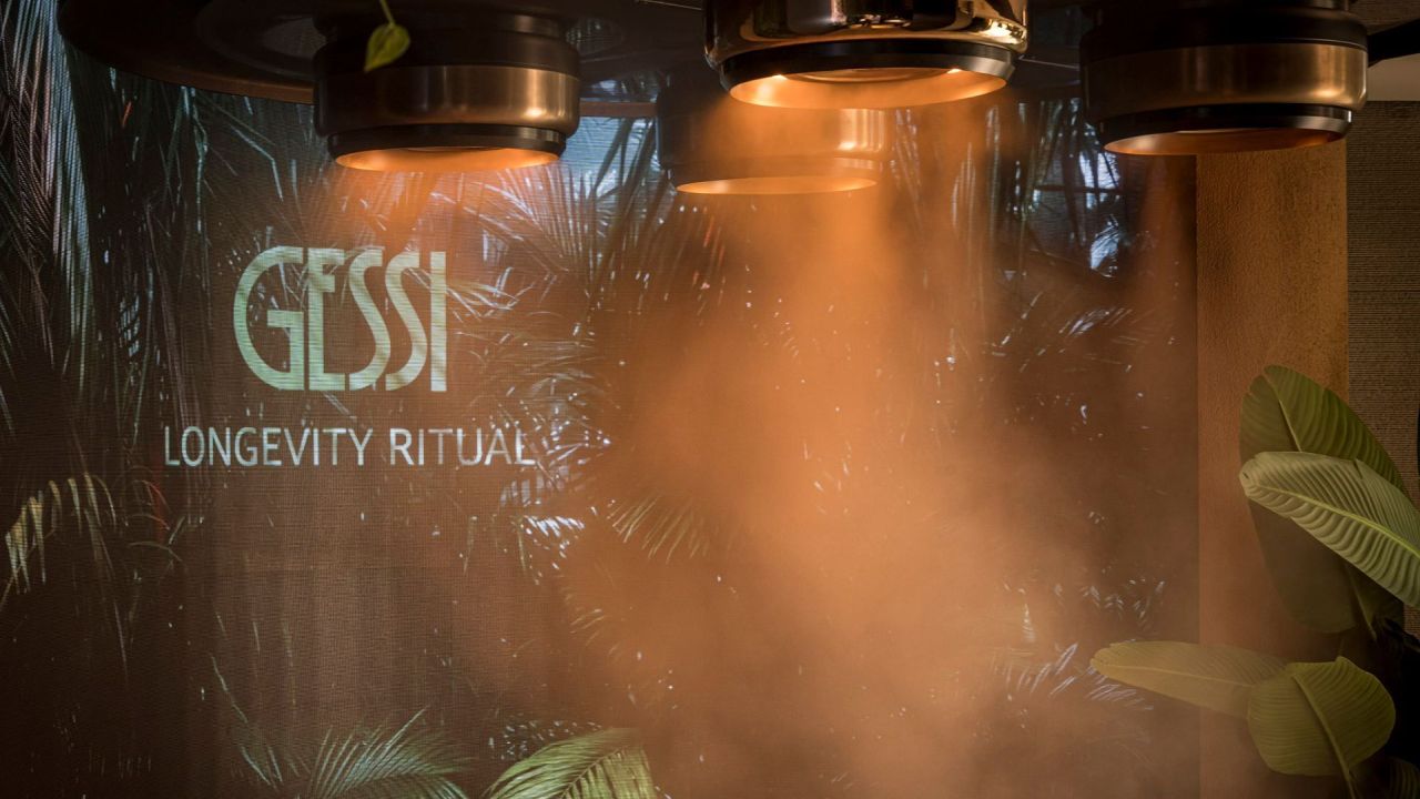 Gessi Rituale del Vapore Overhead Steam Shower at Milan Design Week 2026