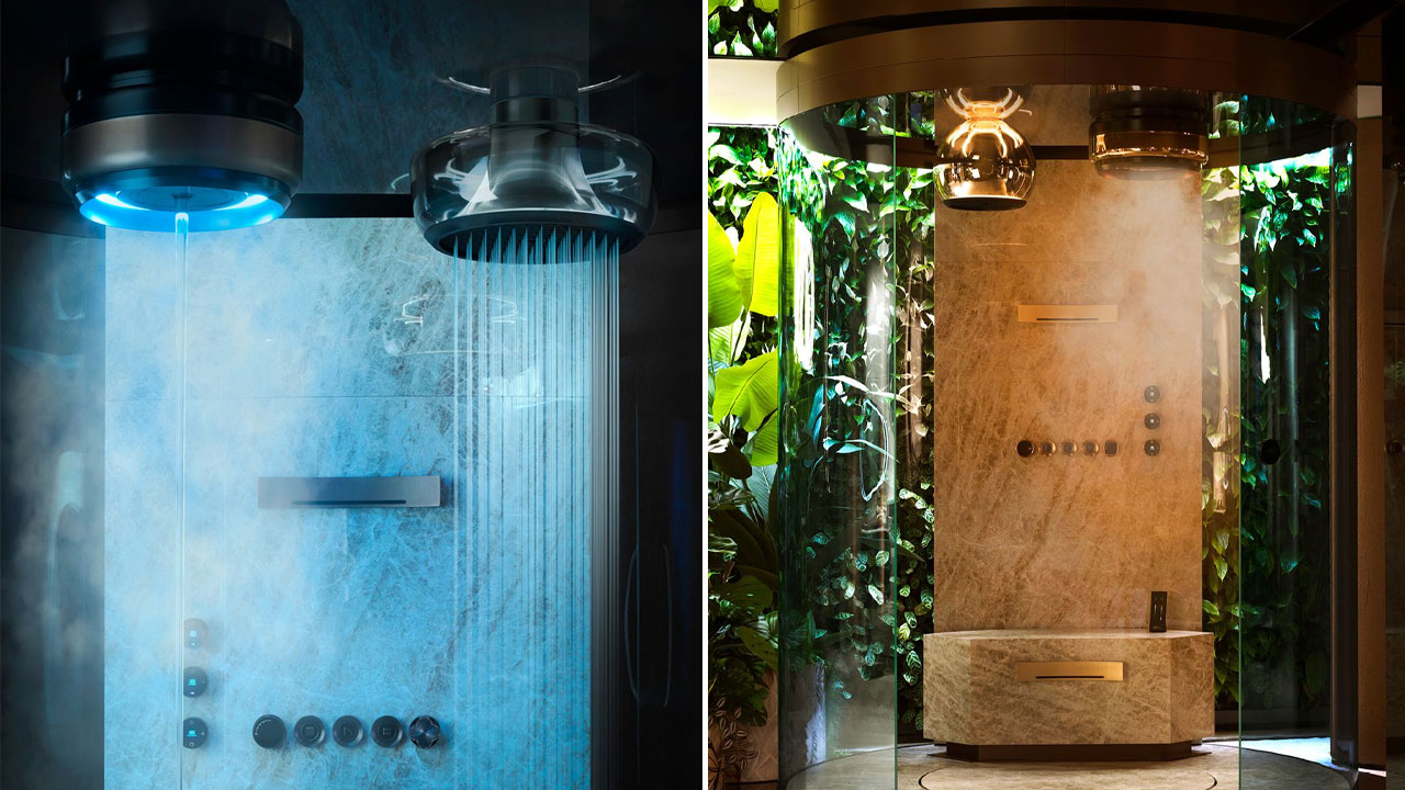Gessi Rituale del Vapore Overhead Steam Shower at Milan Design Week 2026