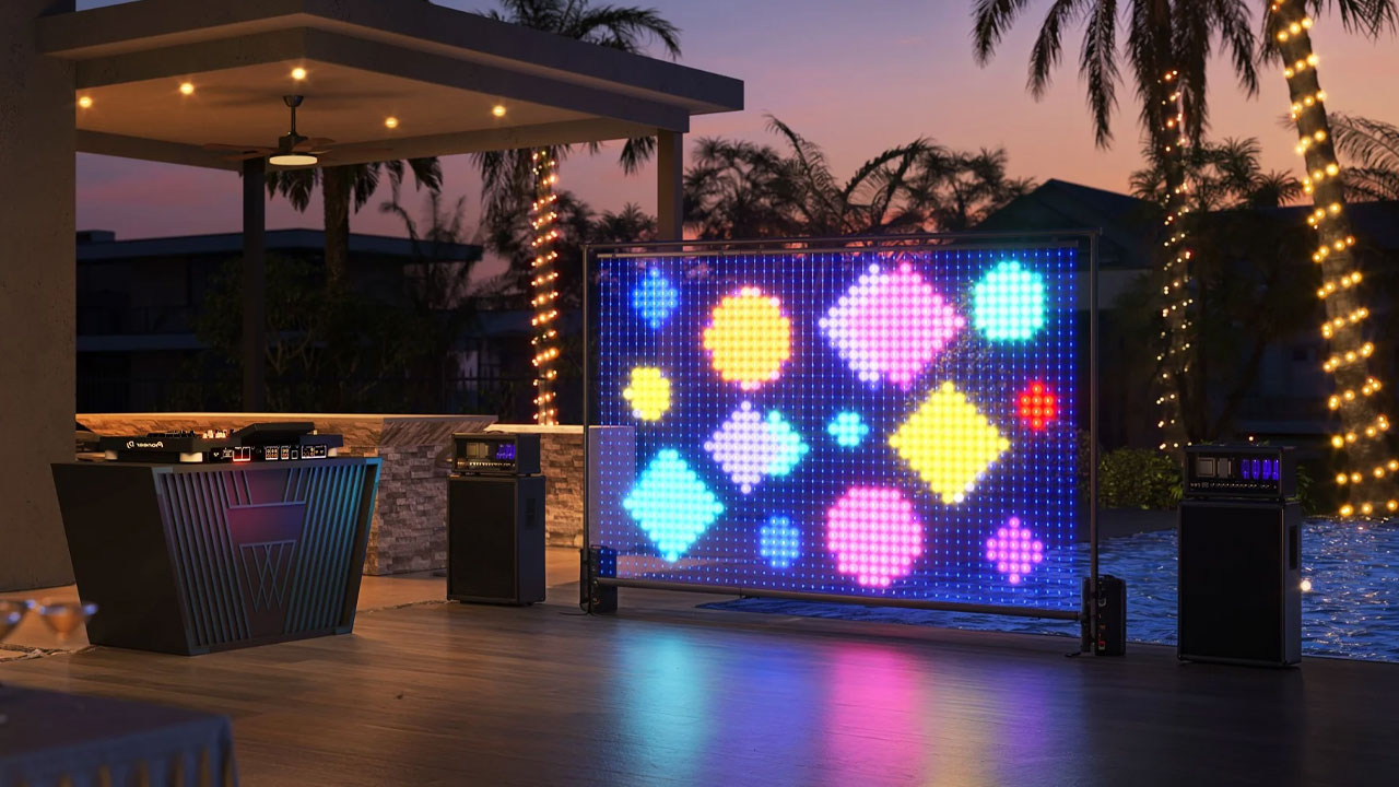 Govee Lightwall Brings Immersive Pixel Lightshow to Your Backyard Parties