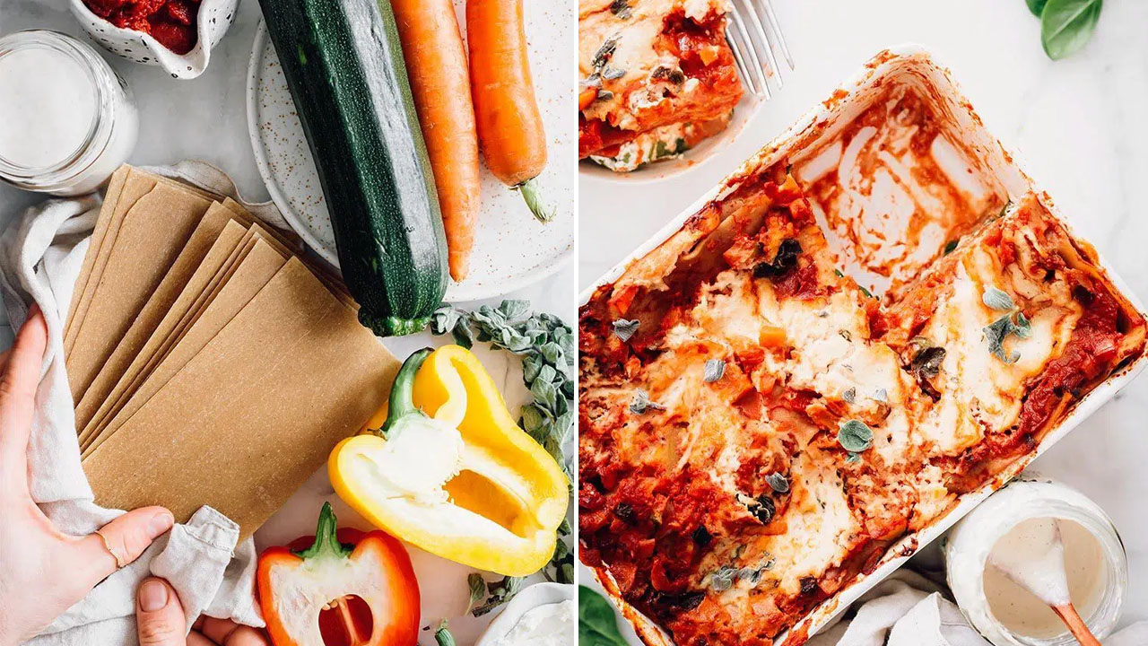 Healthy Vegan Lasagna