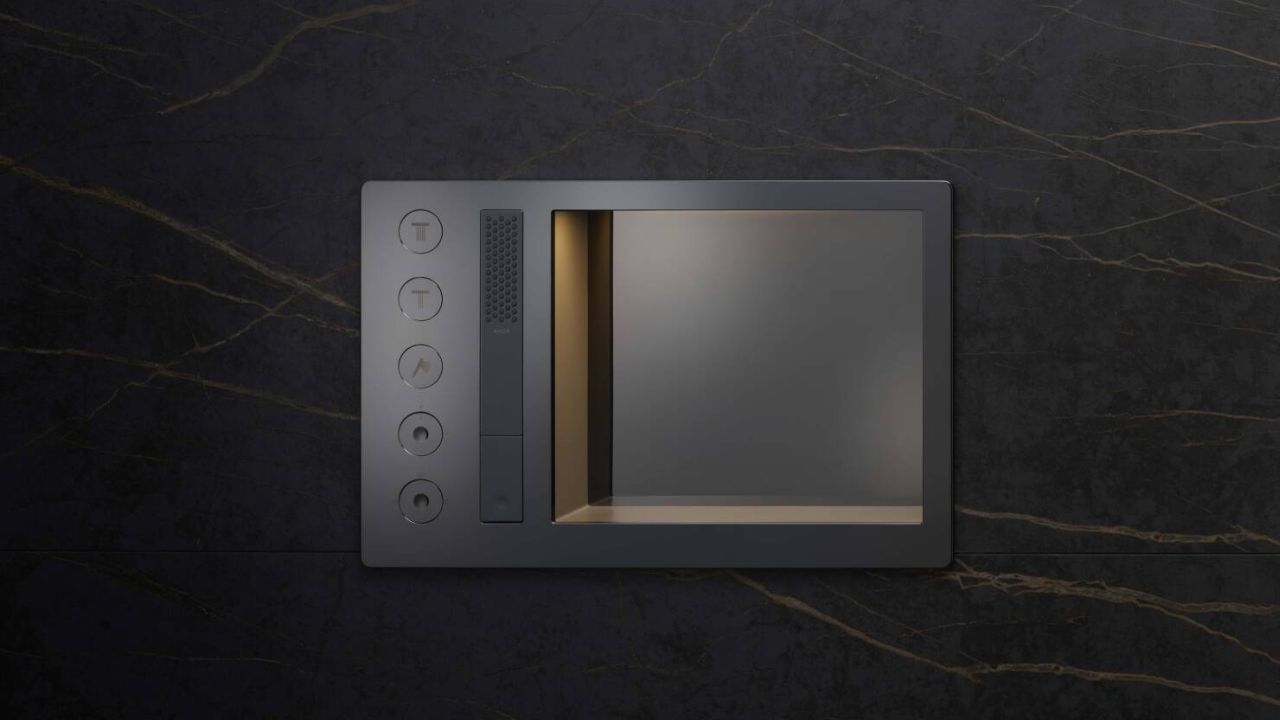 AXOR Incava architectural shower system - Personalization trend at Milan design week 2026