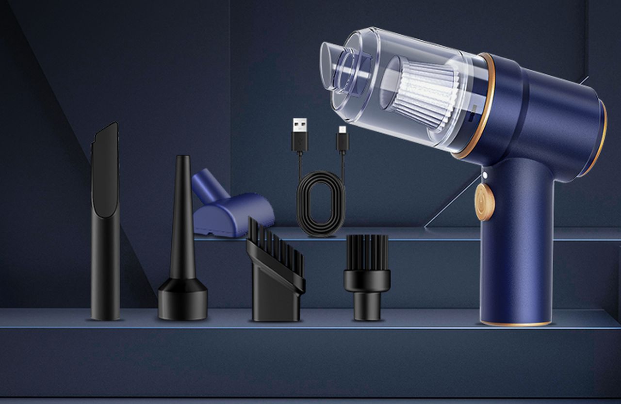 KMM Handheld Car Vacuum Cleaner Serves Dual Functions