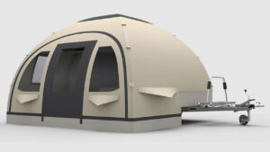 Karsten Launches Tent on Wheels Comes With Elevated Bed and Plenty of Floor Space