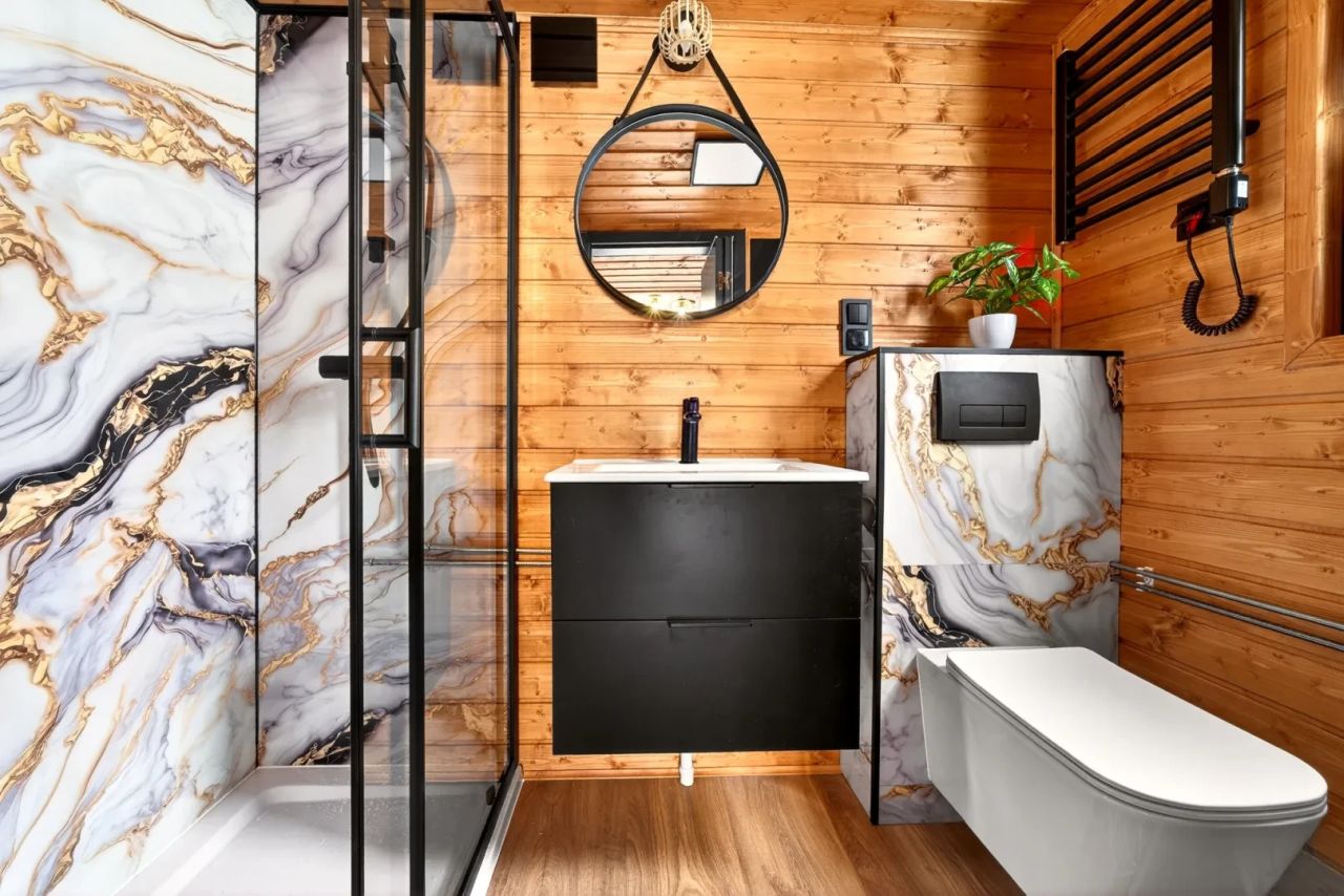 Bathroom of Katrin tiny house on wheels