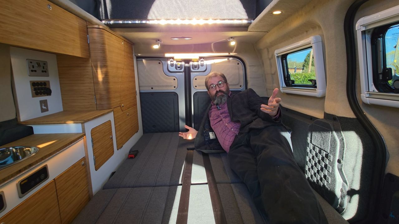 Kia PV5 Transformed Into Camper Van That can Power Onboard Appliances