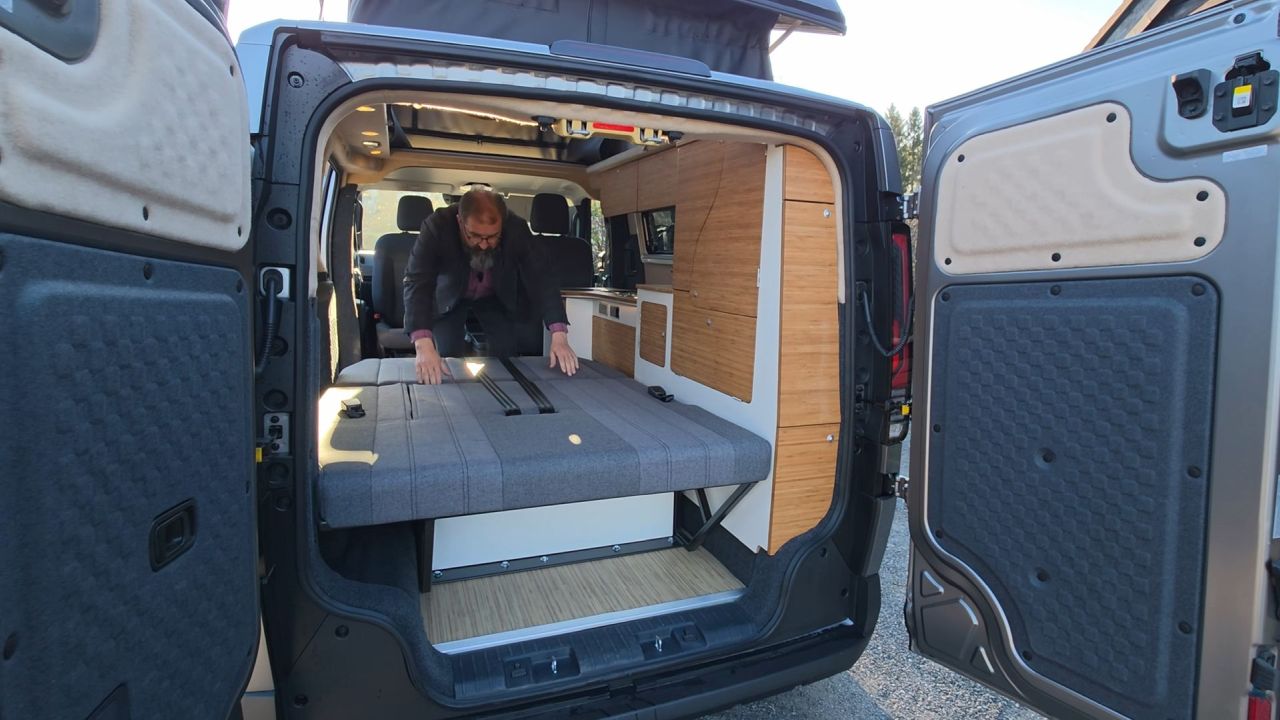 Kia PV5 Transformed Into Camper Van That can Power Onboard AppliancesKia PV5 Transformed Into Camper Van That can Power Onboard Appliances