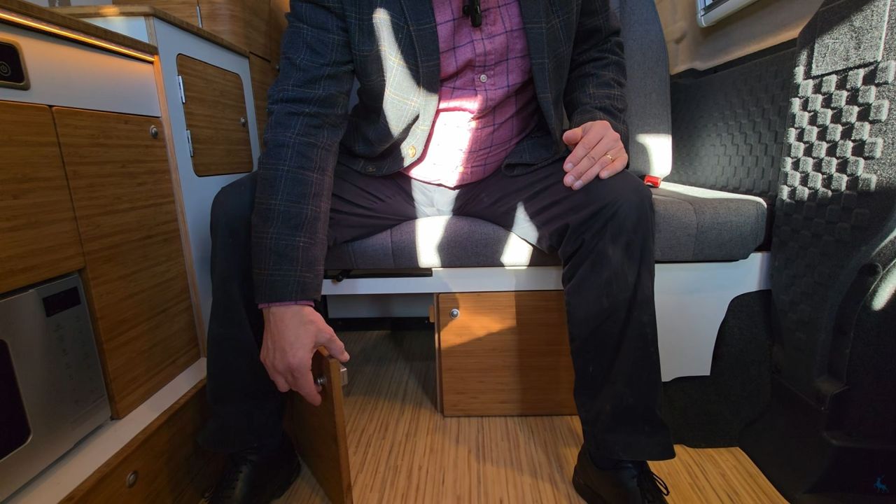 Kia PV5 Transformed Into Camper Van That can Power Onboard Appliances