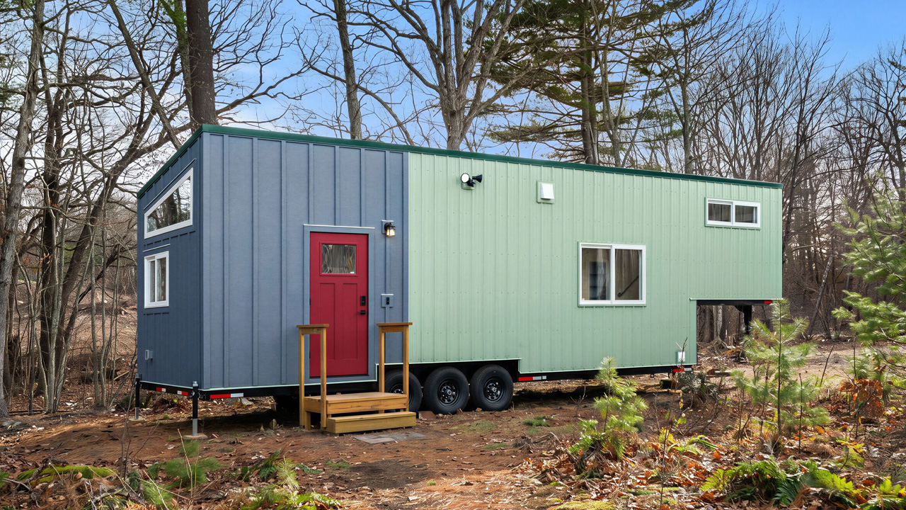 Knoll gooseneck tiny house - exterior