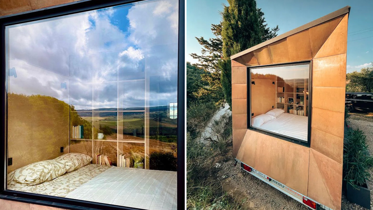 Koleliba Younicube Tiny House with Main-Floor Bedroom and Large Window