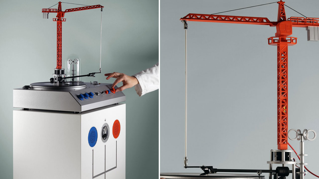 Love Hulten’s Turntable Replaces Tonearm With Miniature Crane