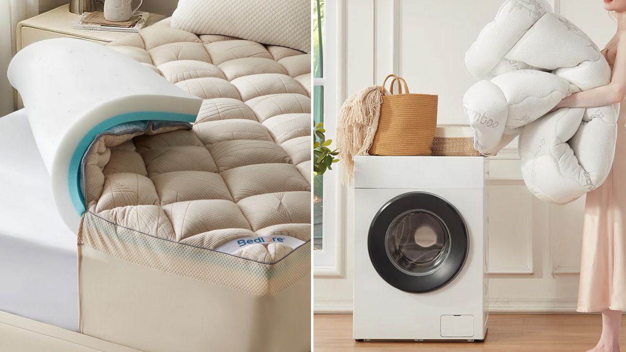 Machine Washable Bedlore Bamboo Mattress Topper