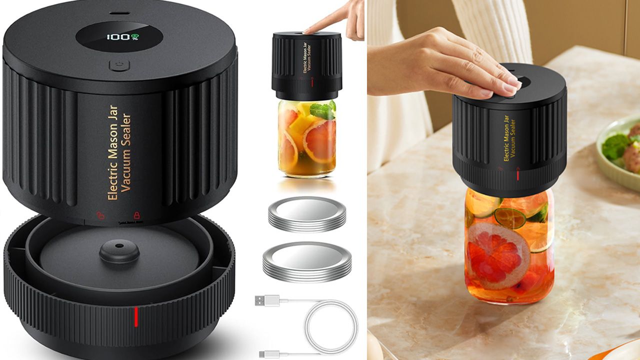 Mother's Day Self-Gifts - Electric Mason Jar Vacuum Sealer