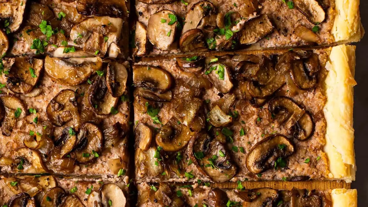 Mushroom Puff Pastry Tart