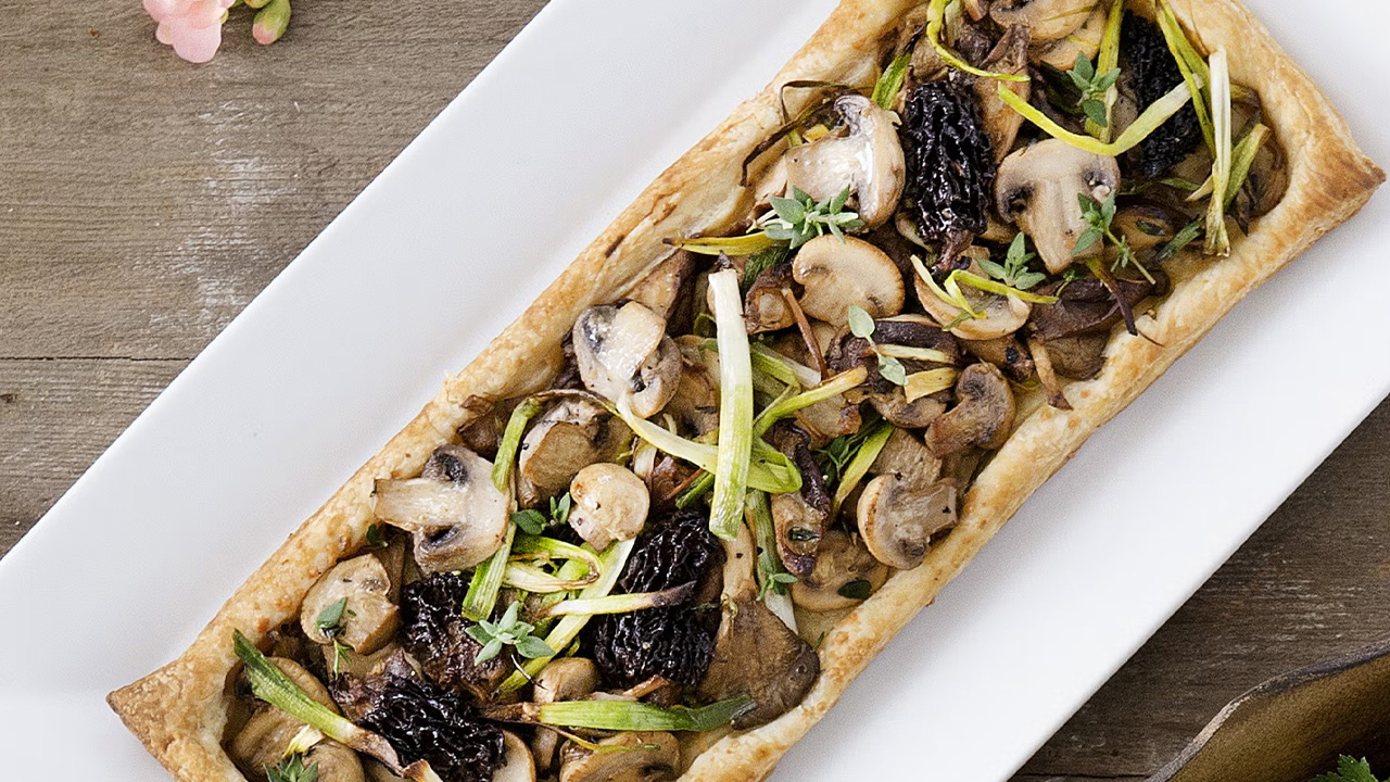 Mushroom-and-Leek Tart