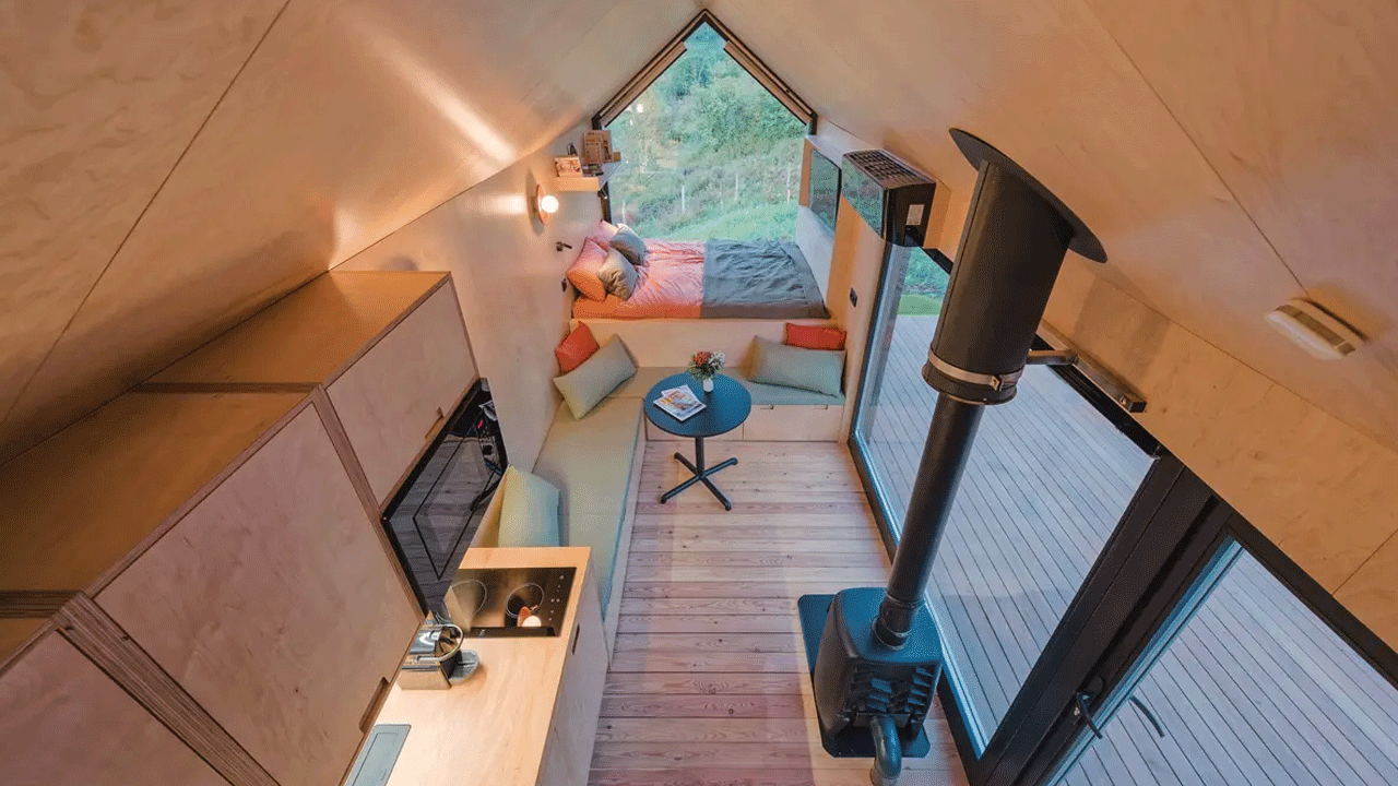 NestOff Prefab Tiny House cabin - interior