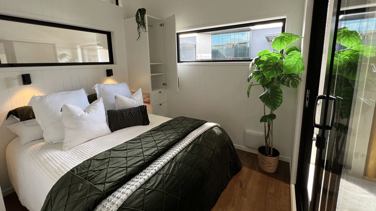 Oasis Tiny House - ground floor bedroom
