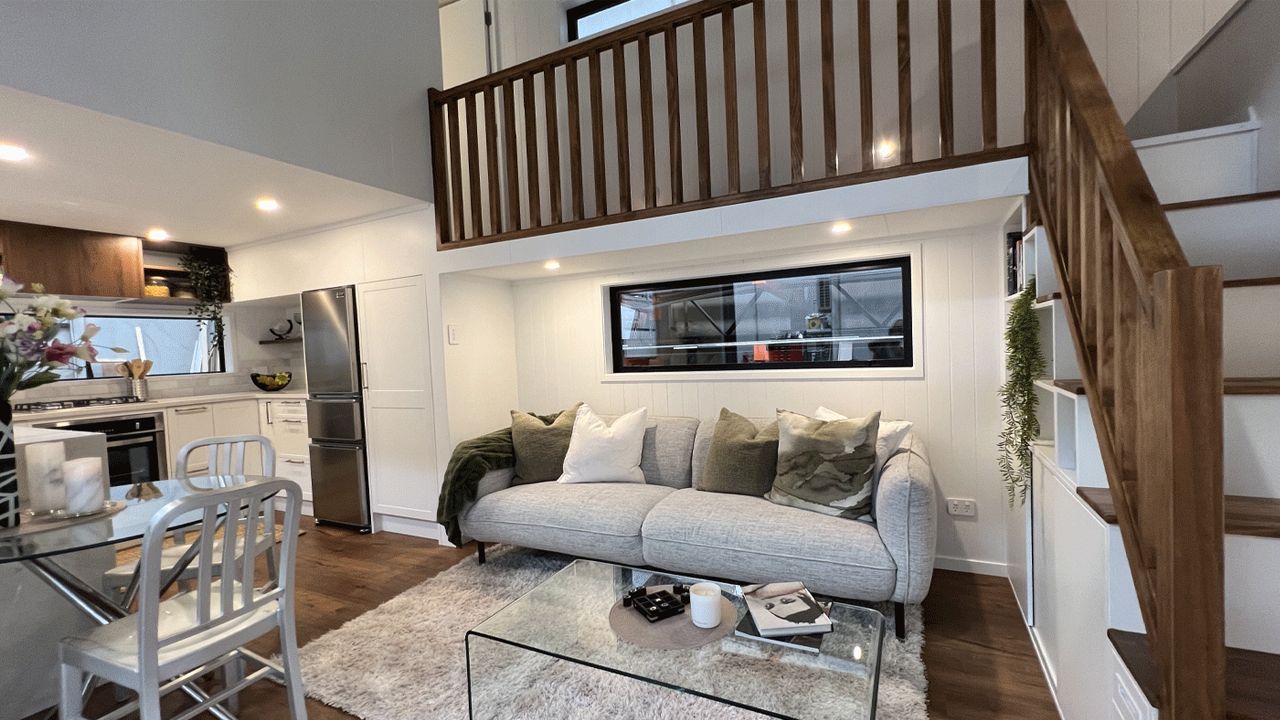 Oasis Tiny House - living area