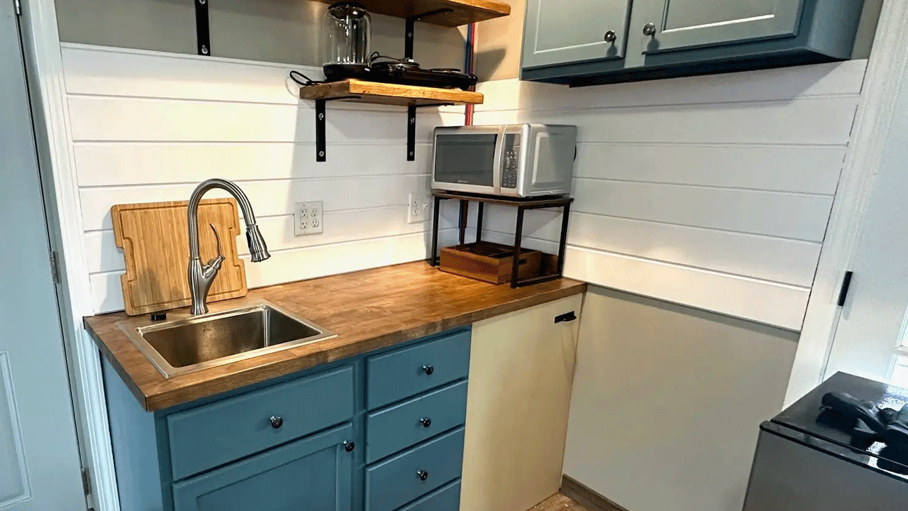 Ohio Dad Builds Two-Story DIY Tiny Home - 2