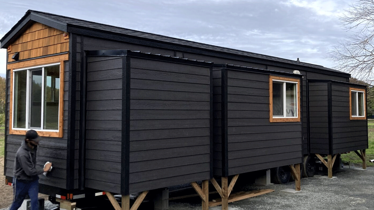 Pender Tiny House - three slide outs