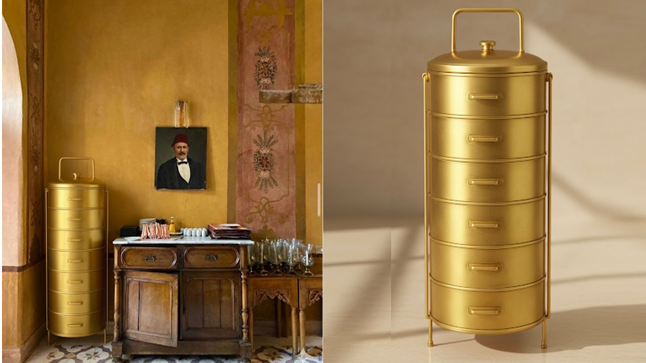 Pitaara Tiffin Chest by Staani Shines at Milan Design Week 2026